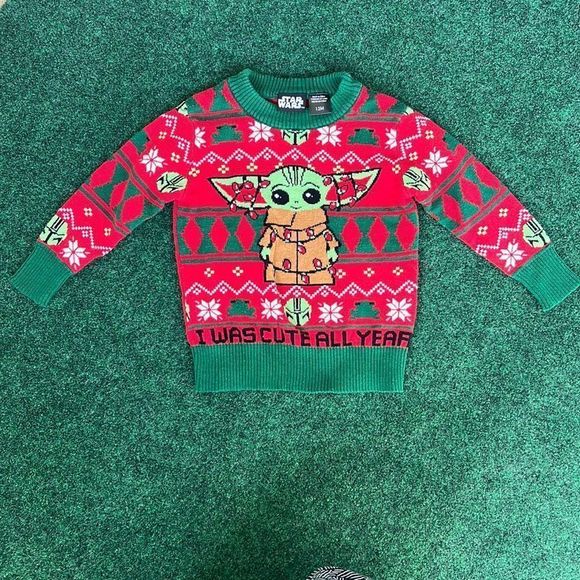 Star Wars Shirts & Tops Star Wars Baby Yoda Christmas Sweater 2m
